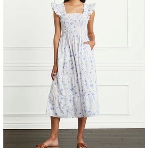 Hill House Ellie Nap Dress in Blue Botanical w/ pockets